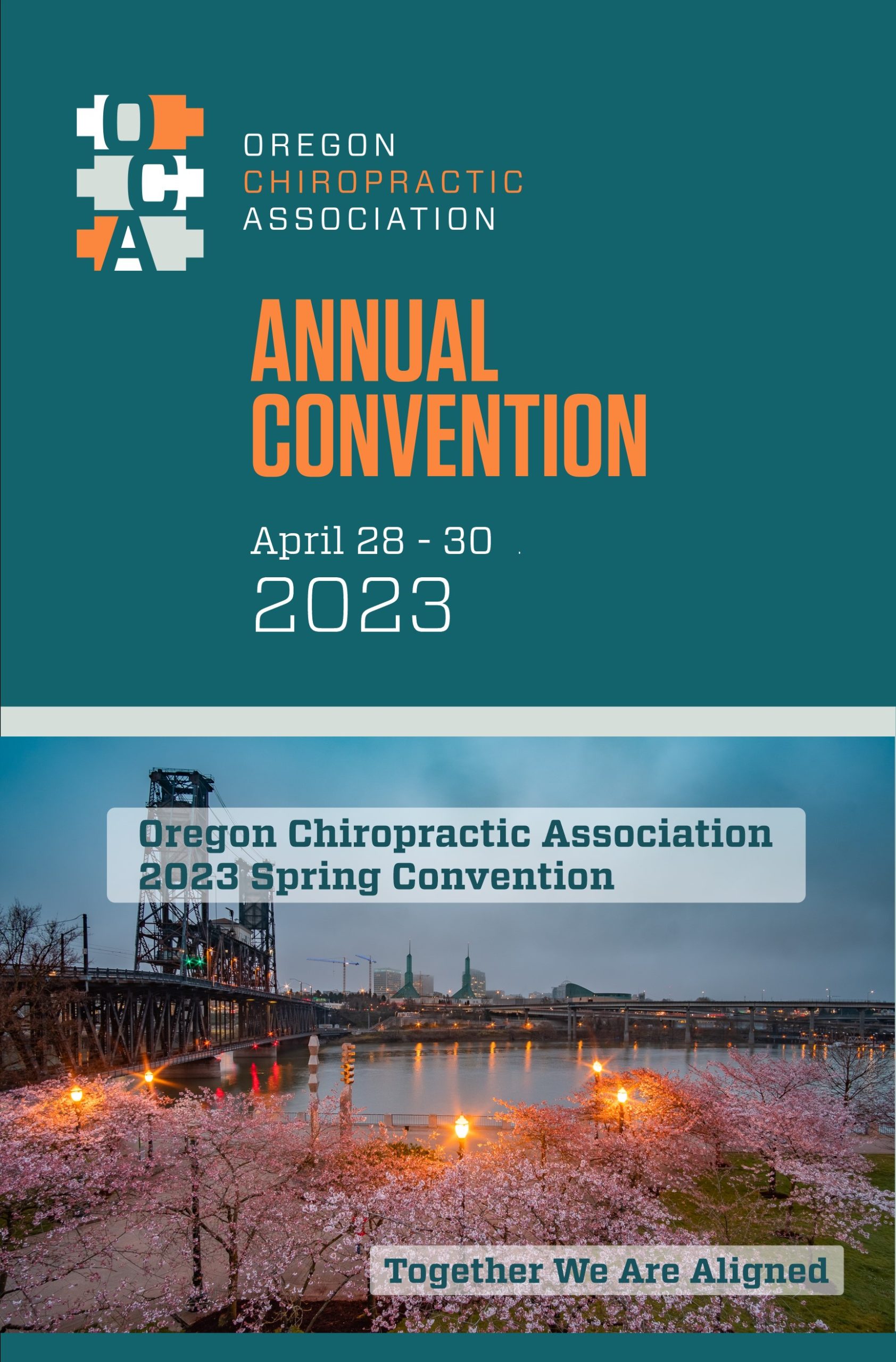 Oregon Chiropractic Association Together We Are Aligned   Convention2023Coverpage Scaled 